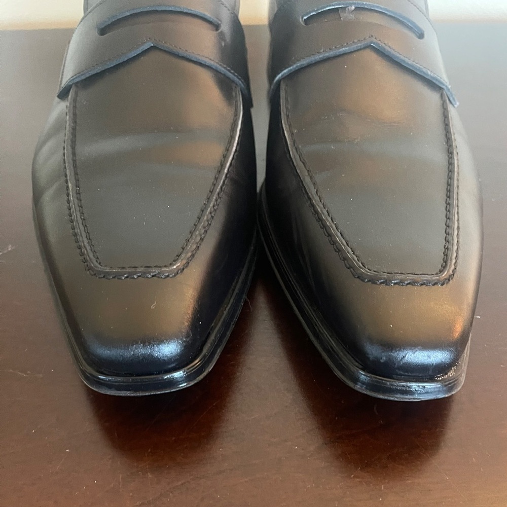 Magnanni for Neiman Marcus Penny Loafers Mens Slip-On Shoes - Picture 10 of 14